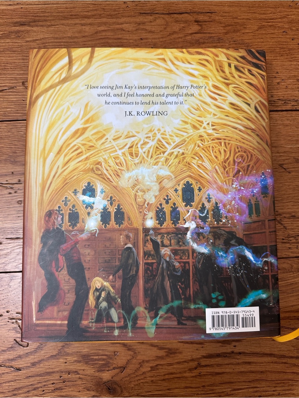 Harry Potter and the Order of the Phoenix Illustrated Edition - Teal Title - Picture 2 of 4
